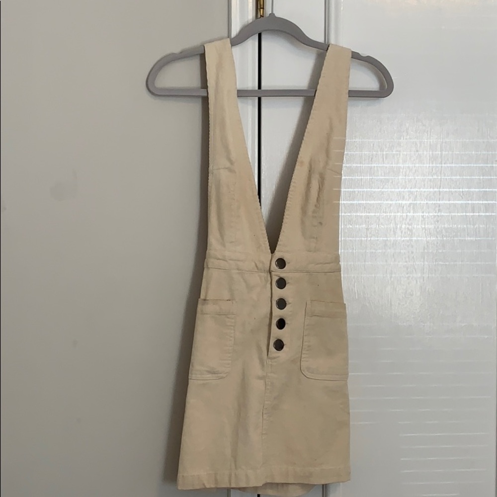 Corduroy dress cream